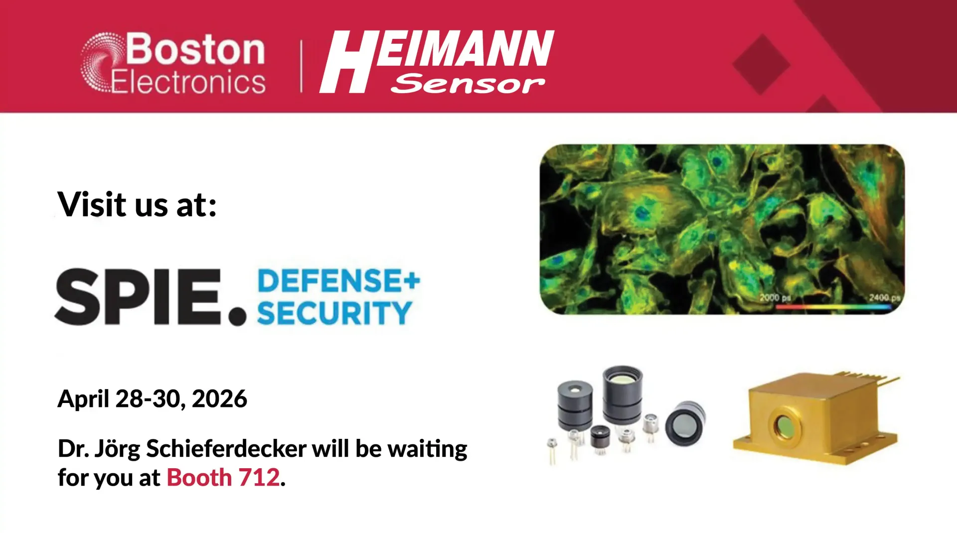 Boston Electronics and Heimann Sensor at SPIE.Defense+Security