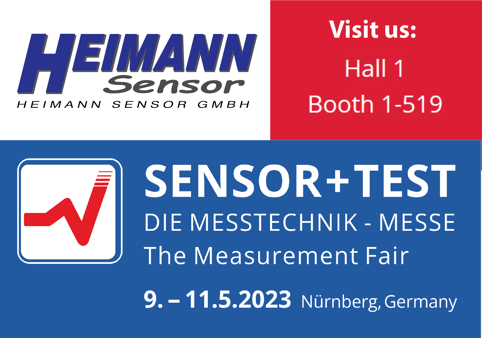 Heimann Sensor at Sensor+Test fair 2023