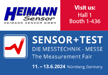 Visit us in Hall 1 Booth 436 at the Sensor+Test 2024 in Nürnberg to discuss Heimann Sensor products