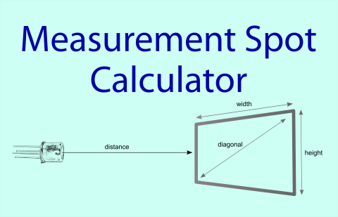 Measurement-Spot-Calculator for Thermopile Infrared Array Sensor