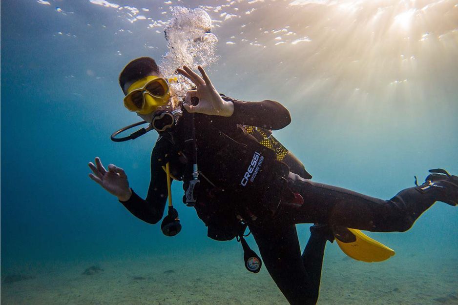 Bautismo buceo Tossa de Mar