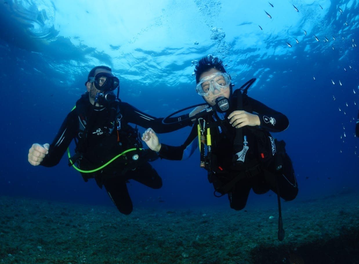Bautismo buceo Tossa de Mar
