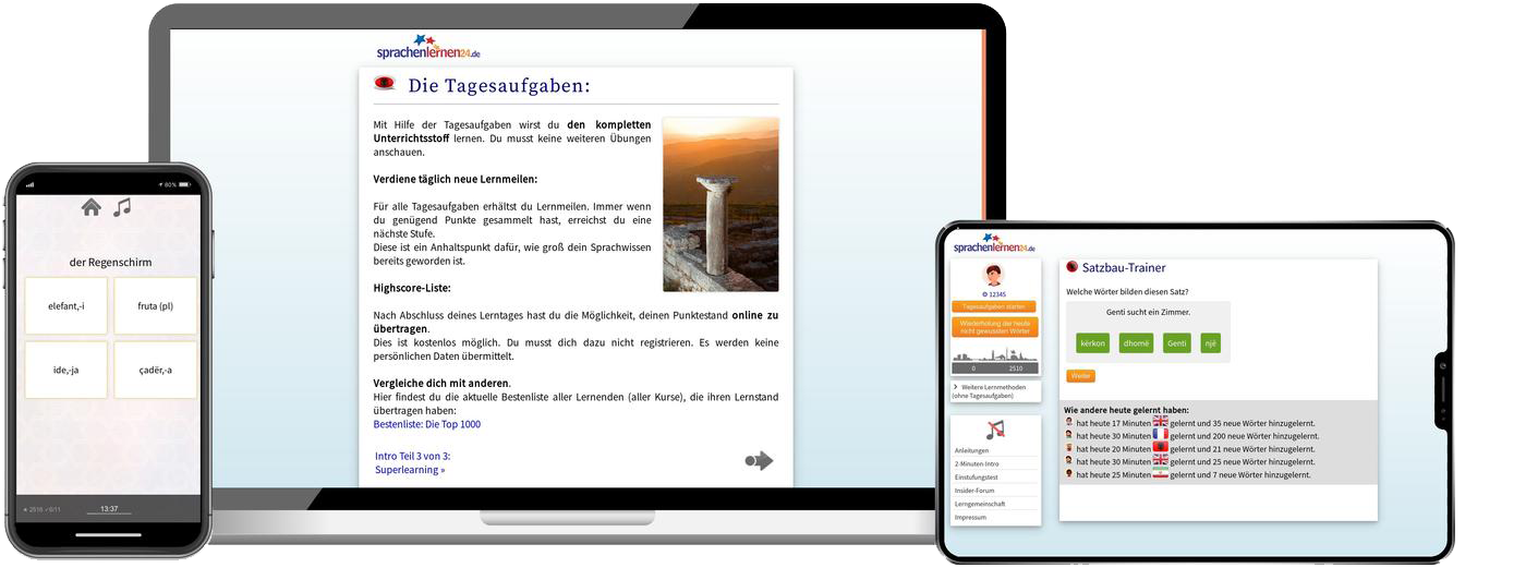 Albanisch lernen - Business B2/C1 Albanisch lernen - Business B2/C1