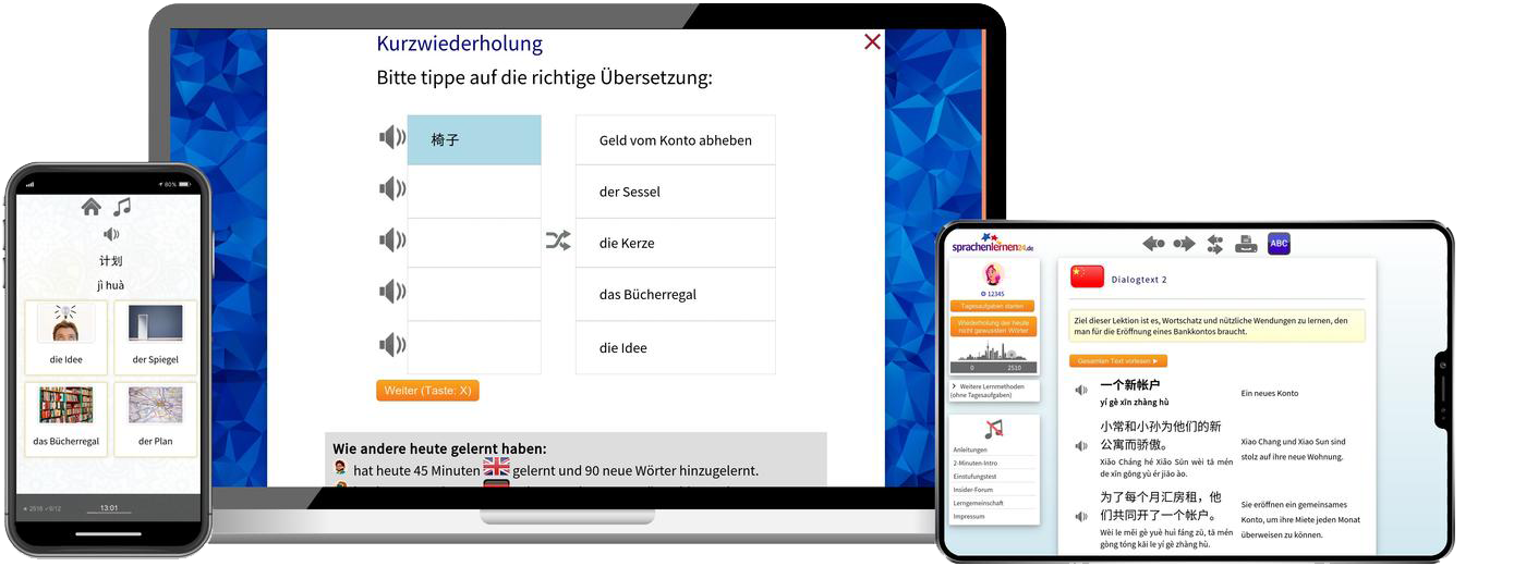 Chinesisch lernen - Fachwortschatz C1/C2 Chinesisch lernen - Fachwortschatz C1/C2
