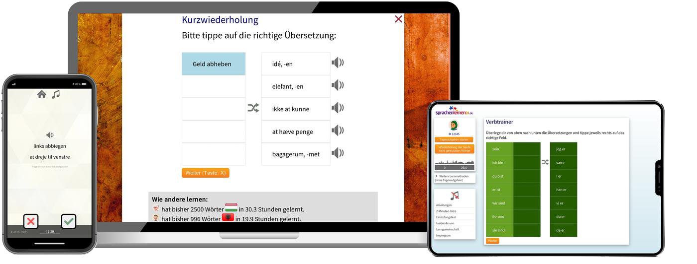 Daenisch lernen - Fachwortschatz C1/C2 Daenisch lernen - Fachwortschatz C1/C2