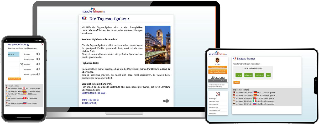 Deutsch lernen fuer Franzosen Deutsch lernen fuer Franzosen