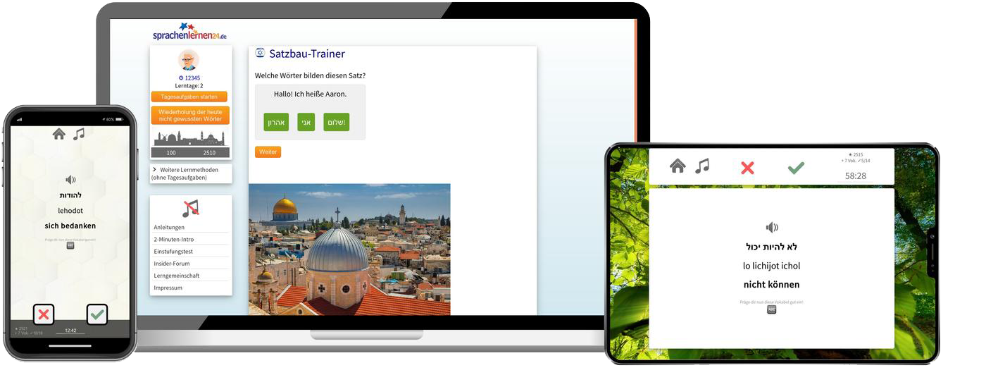Deutsch lernen fuer Israelis Deutsch lernen fuer Israelis