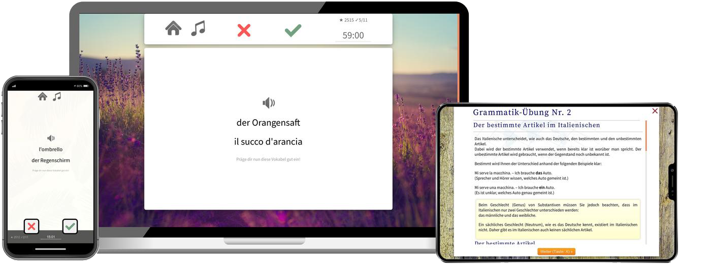 Italienisch lernen - Basiskurs A1/A2 Italienisch lernen - Basiskurs A1/A2