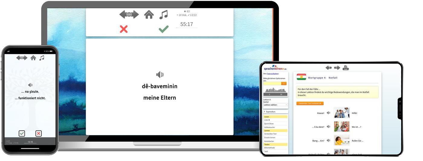 Kurdisch lernen - Expresskurs Kurdisch lernen - Expresskurs