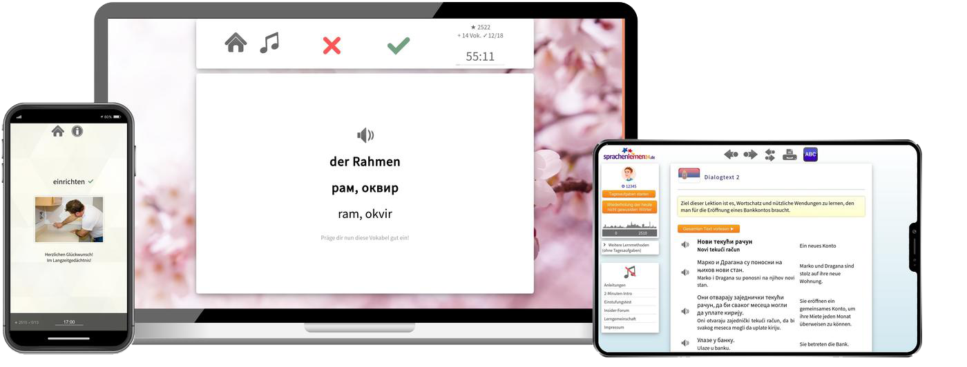 Serbisch lernen - Aufbaukurs B1/B2 Serbisch lernen - Aufbaukurs B1/B2