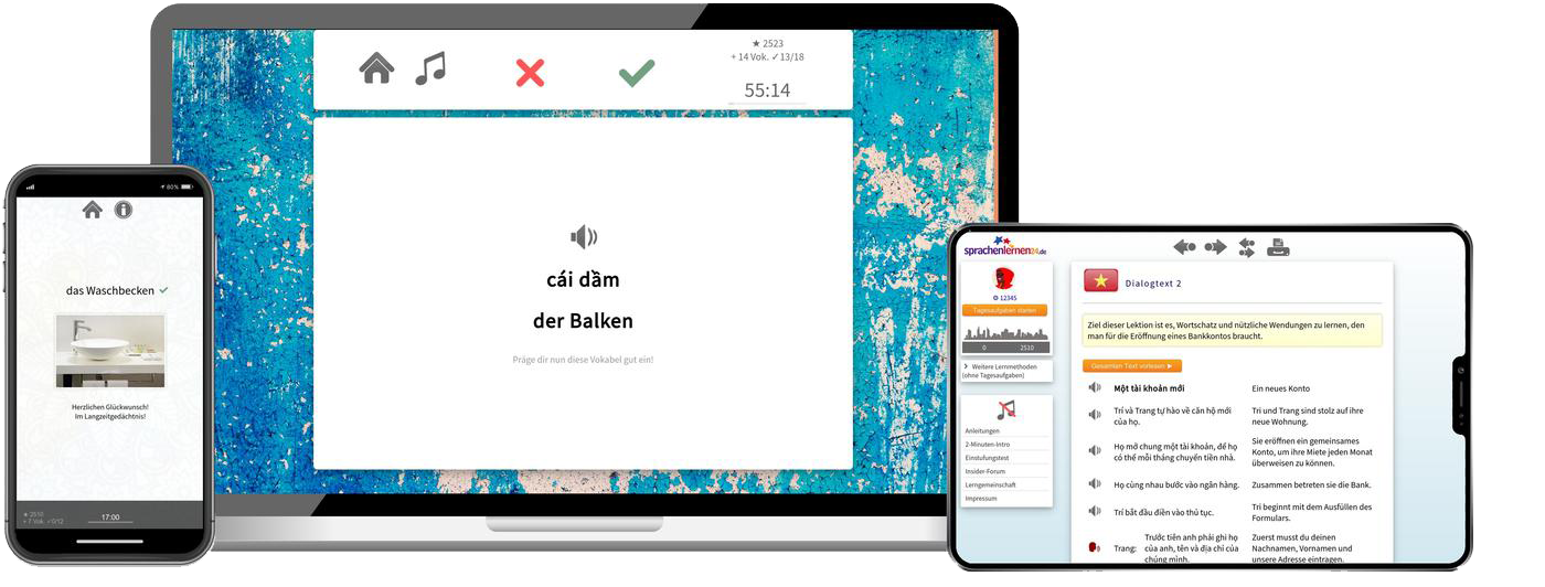 Vietnamesisch lernen - Basiskurs A1/A2 Vietnamesisch lernen - Basiskurs A1/A2