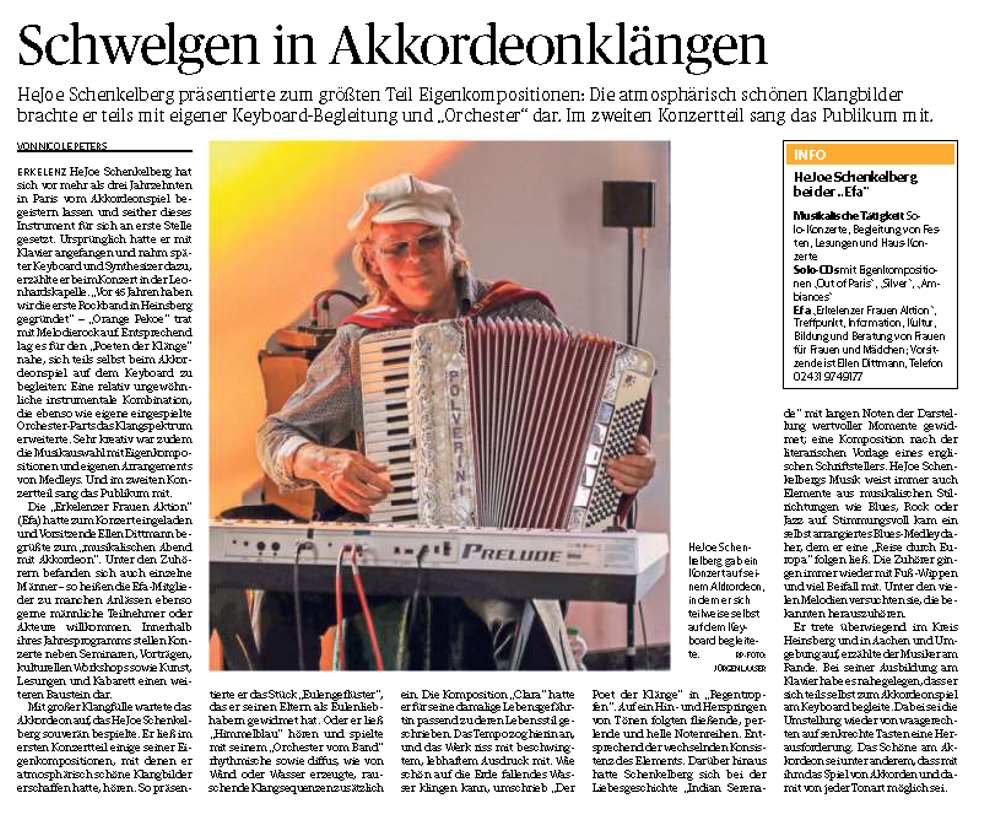 Schwelgen in Akkordeonklängen, RP 31.08.2019 Schwelgen in Akkordeonklängen, RP 31.08.2019