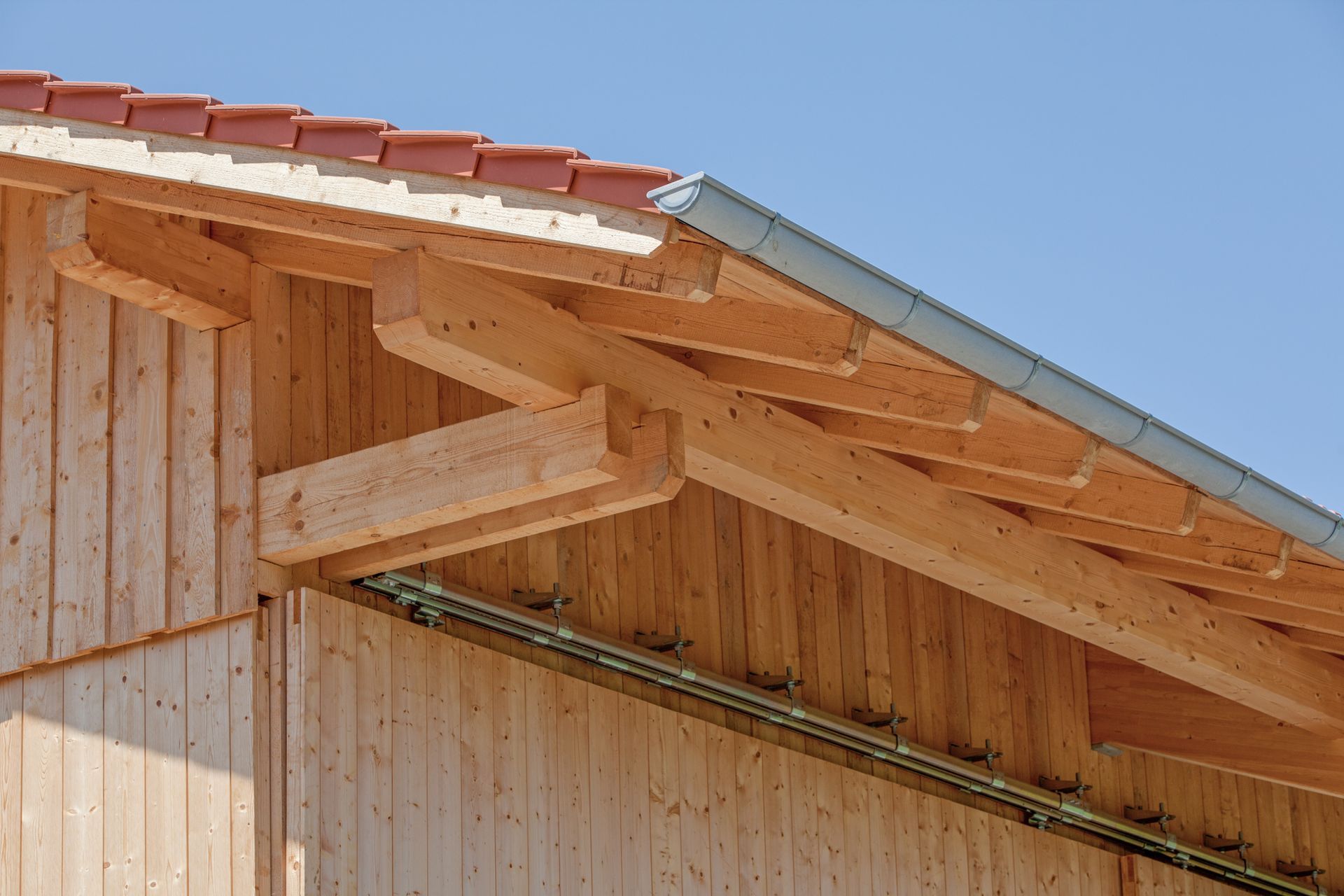 Gewerbegebäude von Holzbau Jörg – Detail