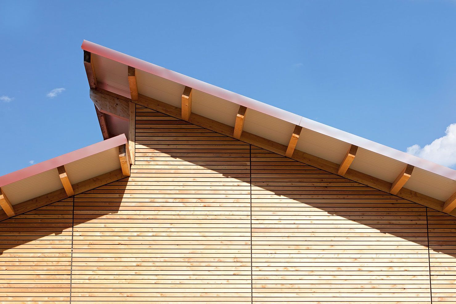 Gewerbehalle in moderner Holzbauweise