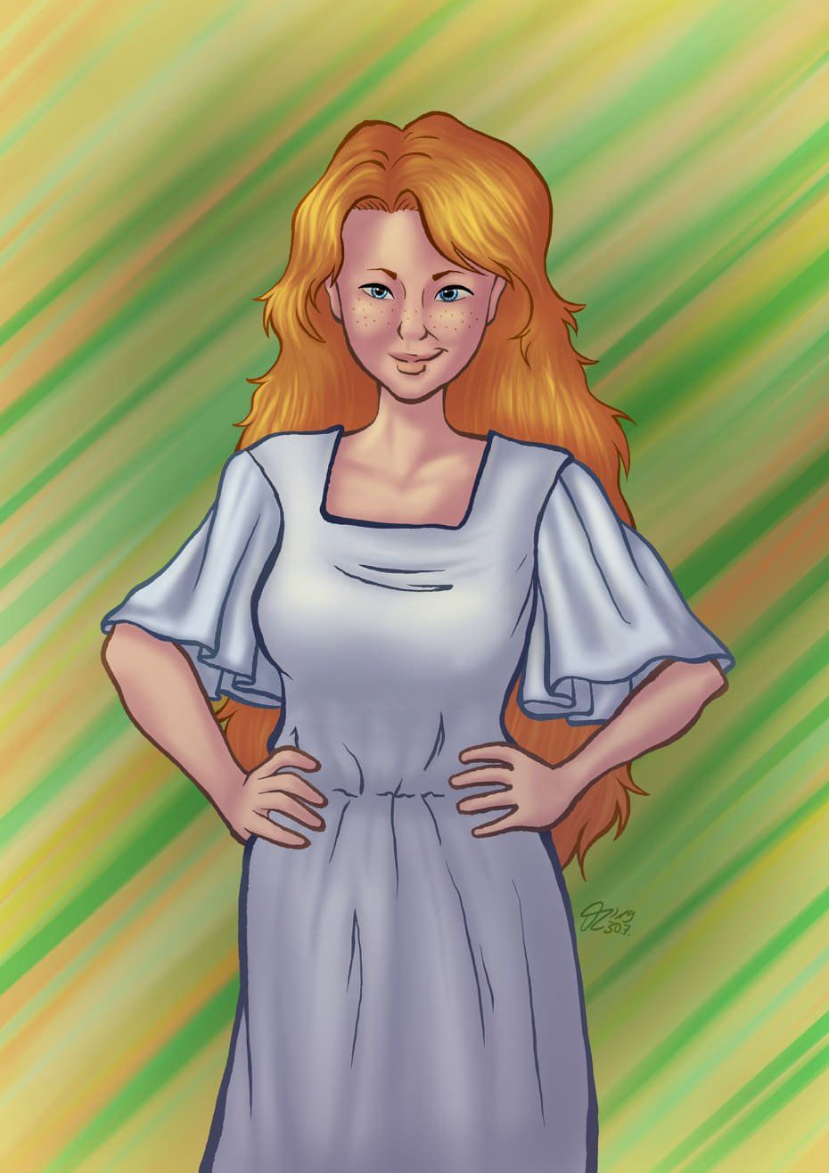 Figur Joanne Trusc der Dürre-Trilogie