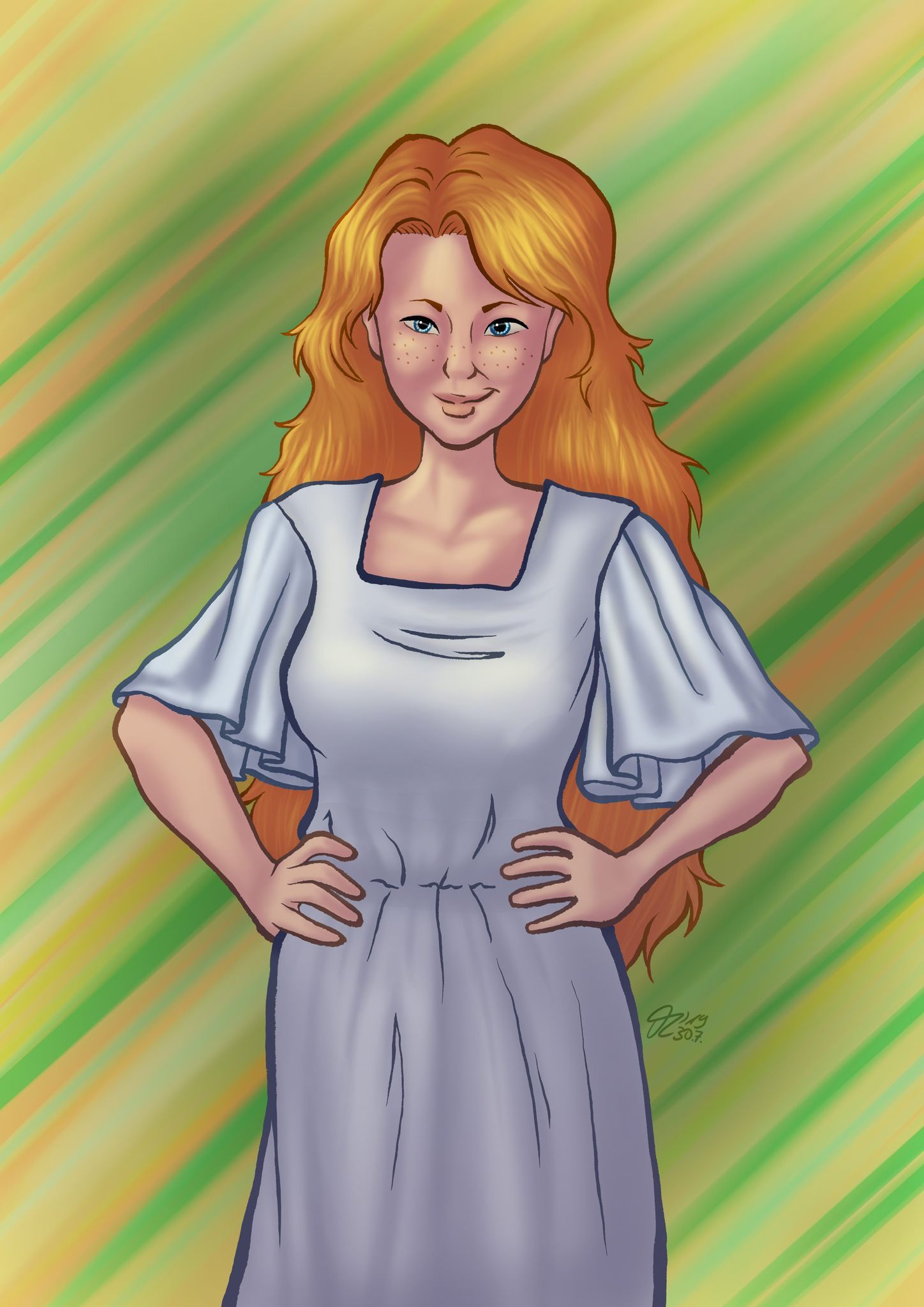 Joanne Trusc Illustration von Joanne Trusc aus der Dürre-Trilogie von D. K. Berg