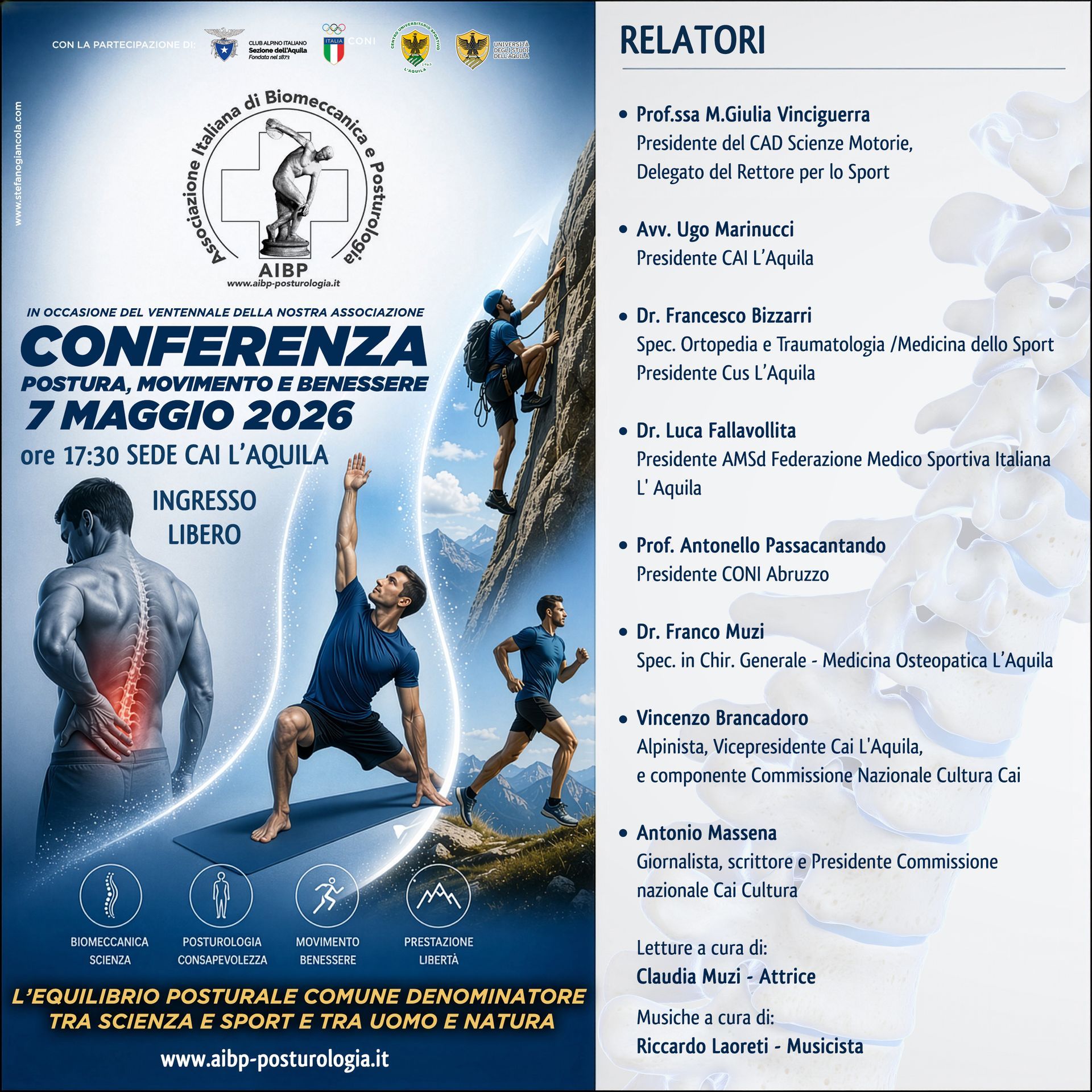 relatori conferenza 7 maggio aibp ventennale