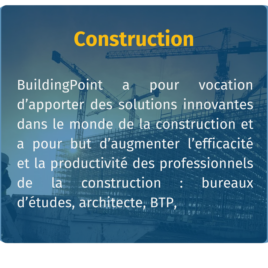 Building porin propose des solutions innovantes pour la construction afin d'augmenter l'efficacité et la productivité des professionnels du secteur.