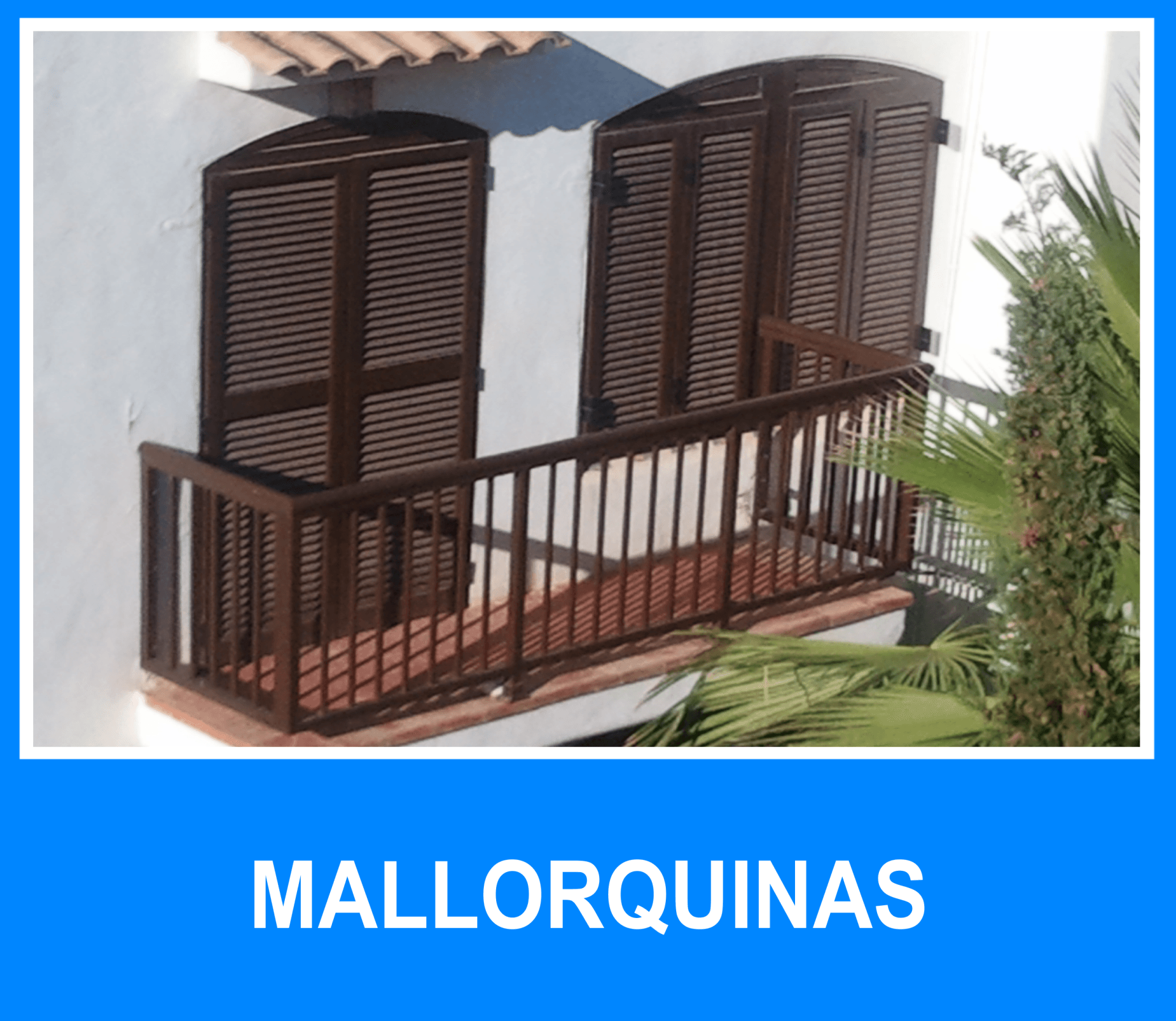 Mallorquinas imitación madera
