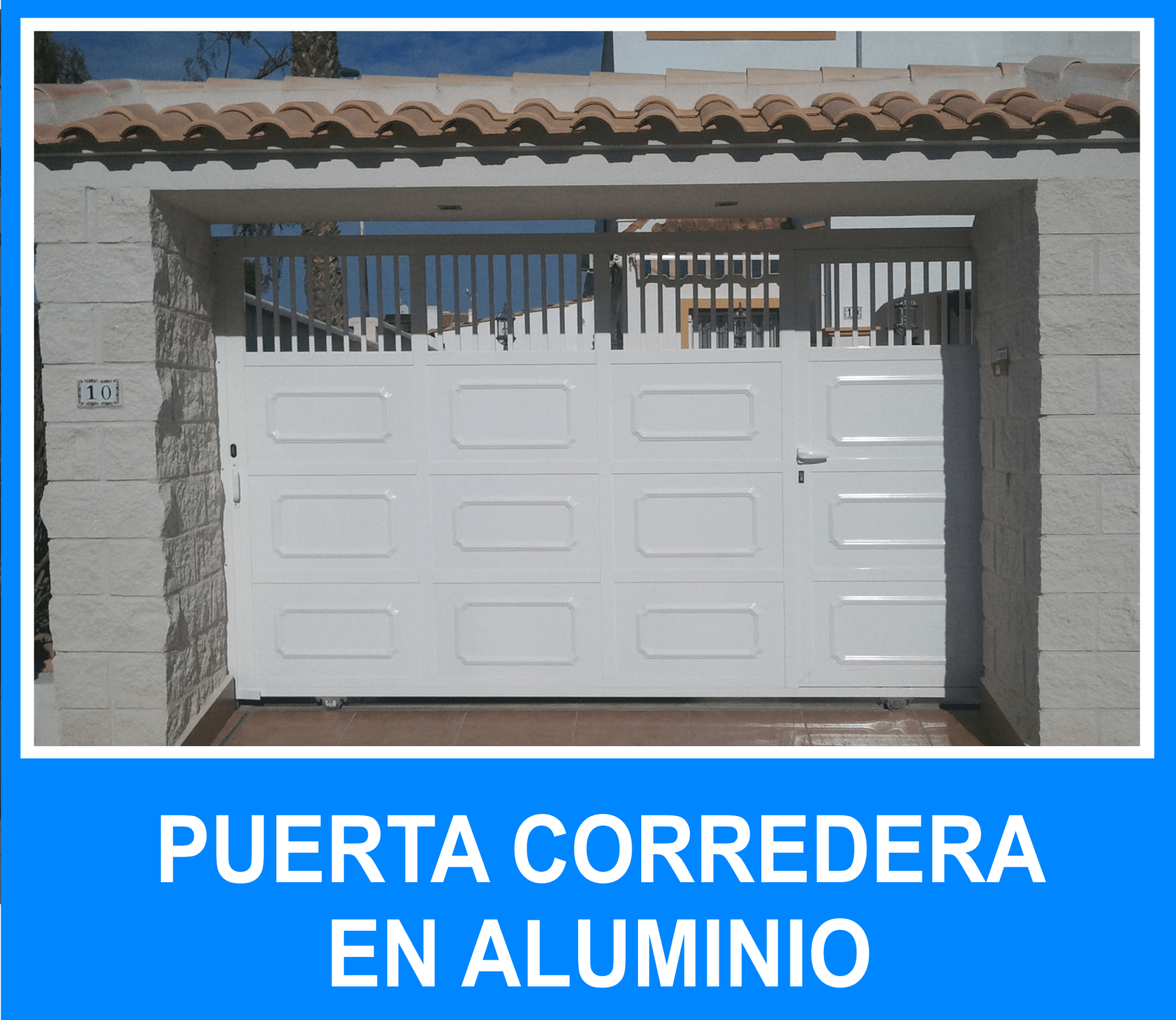 Puerta corredera Jardin