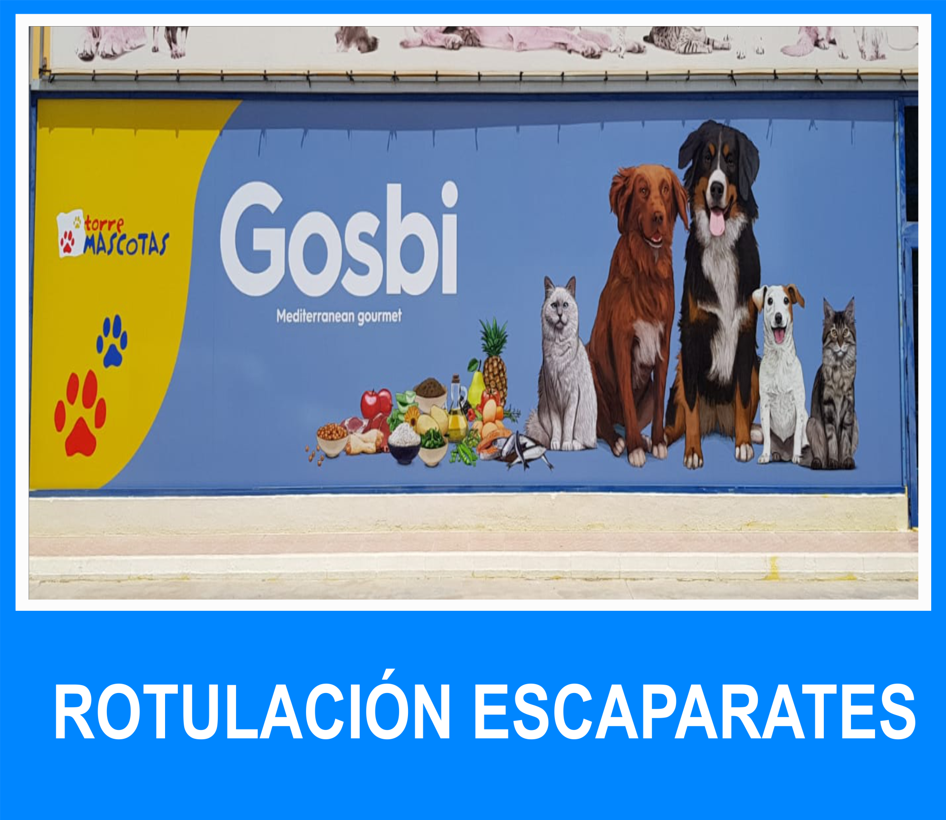 Rotulación de escaparate