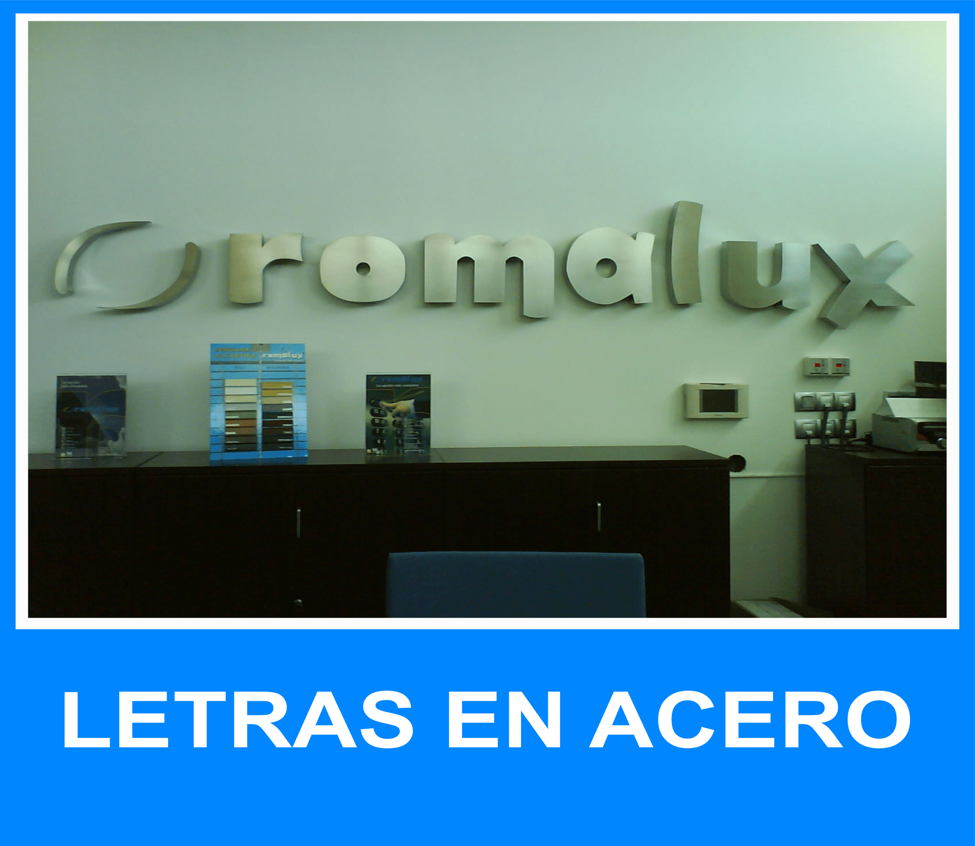 Letras cajeadas de Acero