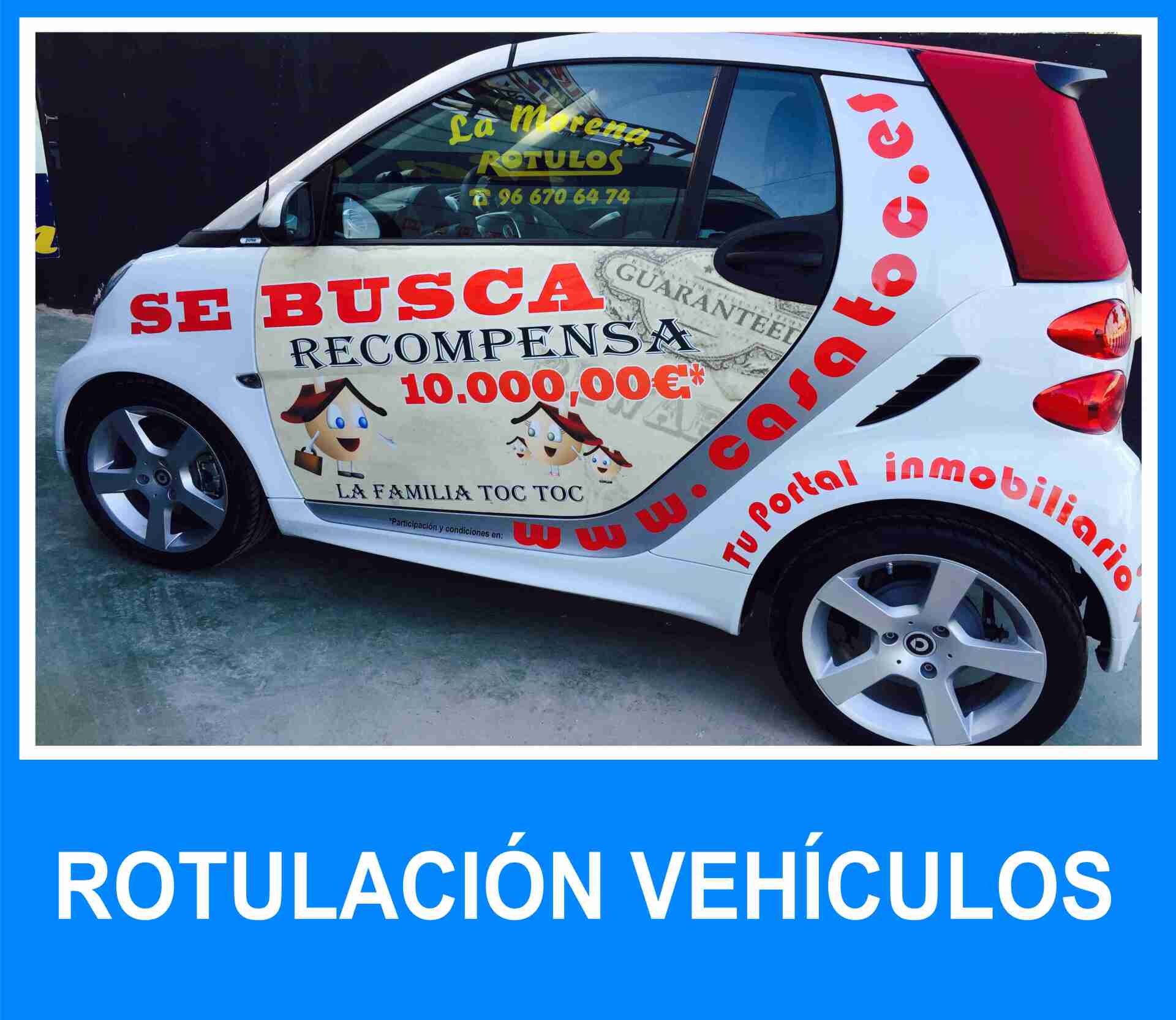 coche rotulado