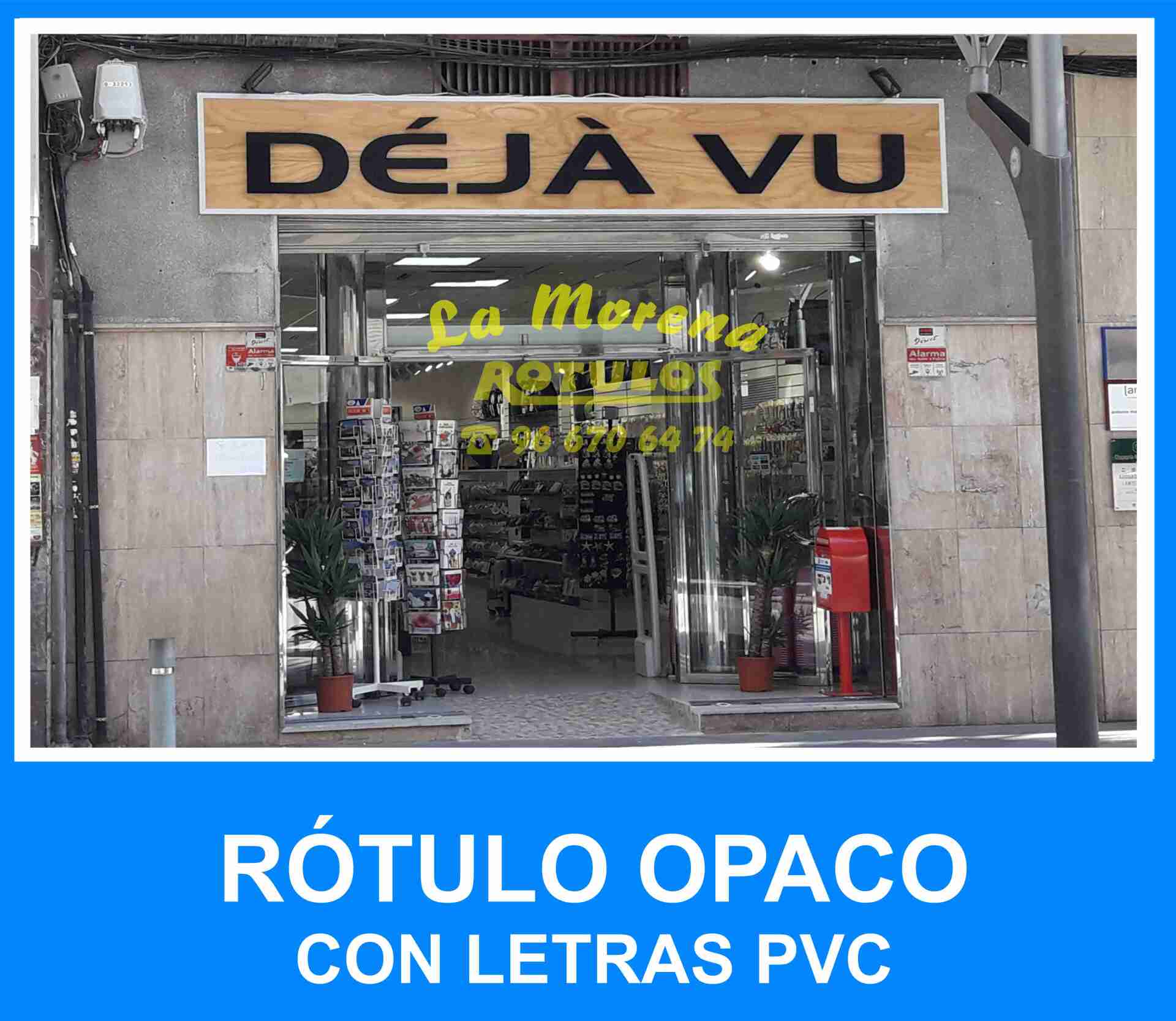 Rótulos opaco + Textos PVC