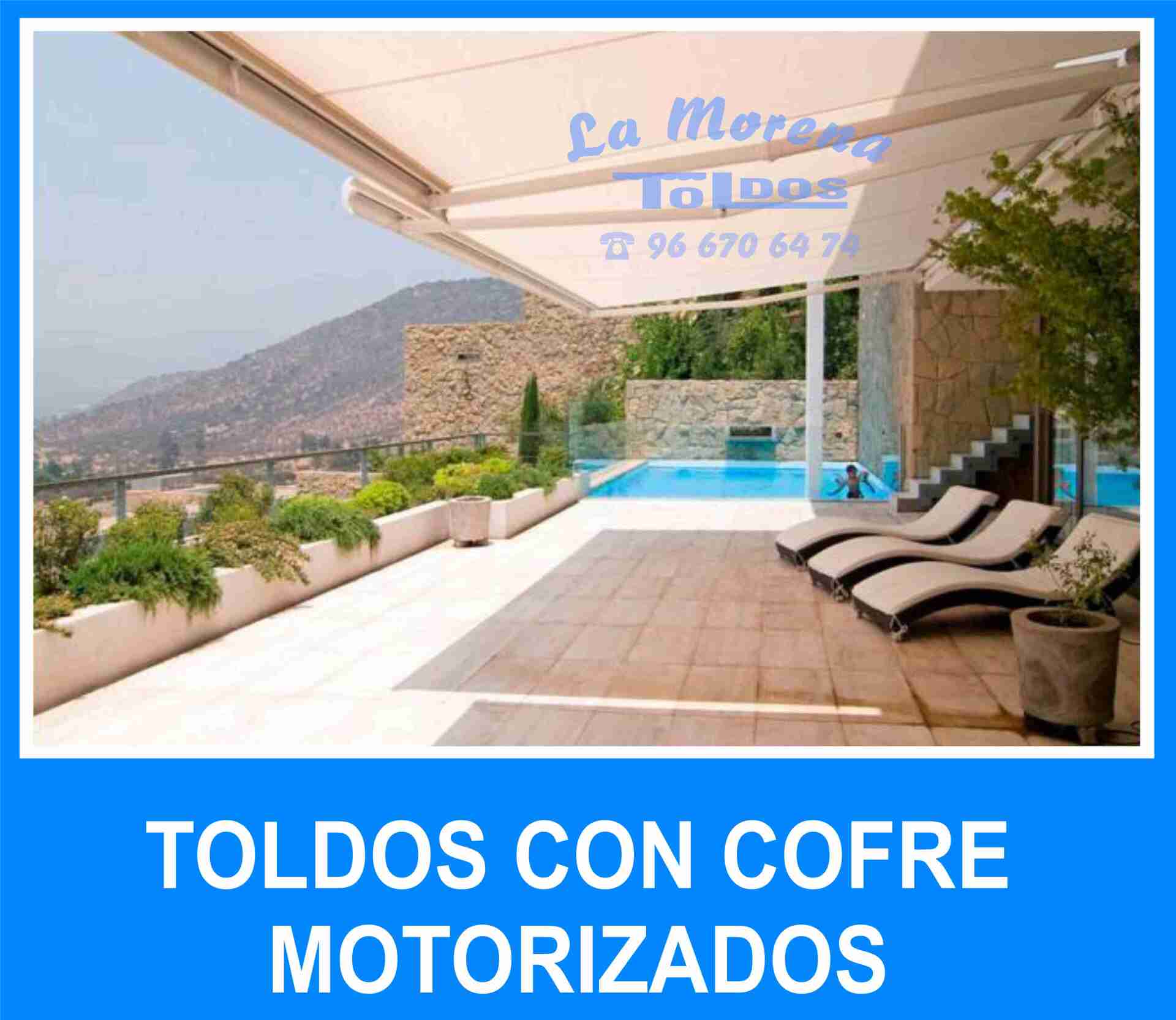 Toldo cofre motorizado