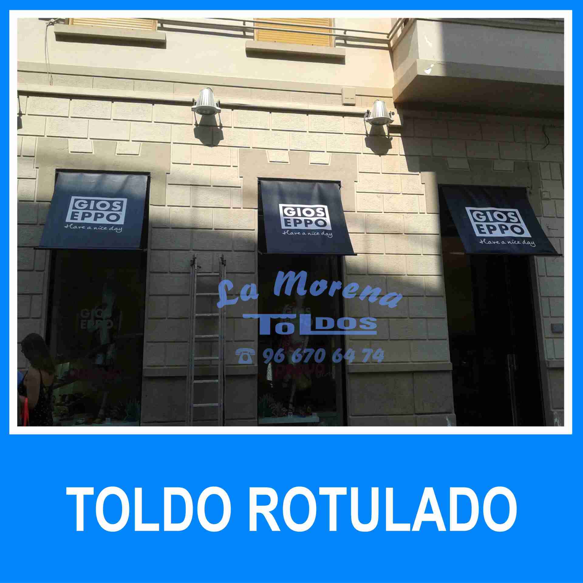 Toldos Rotulados