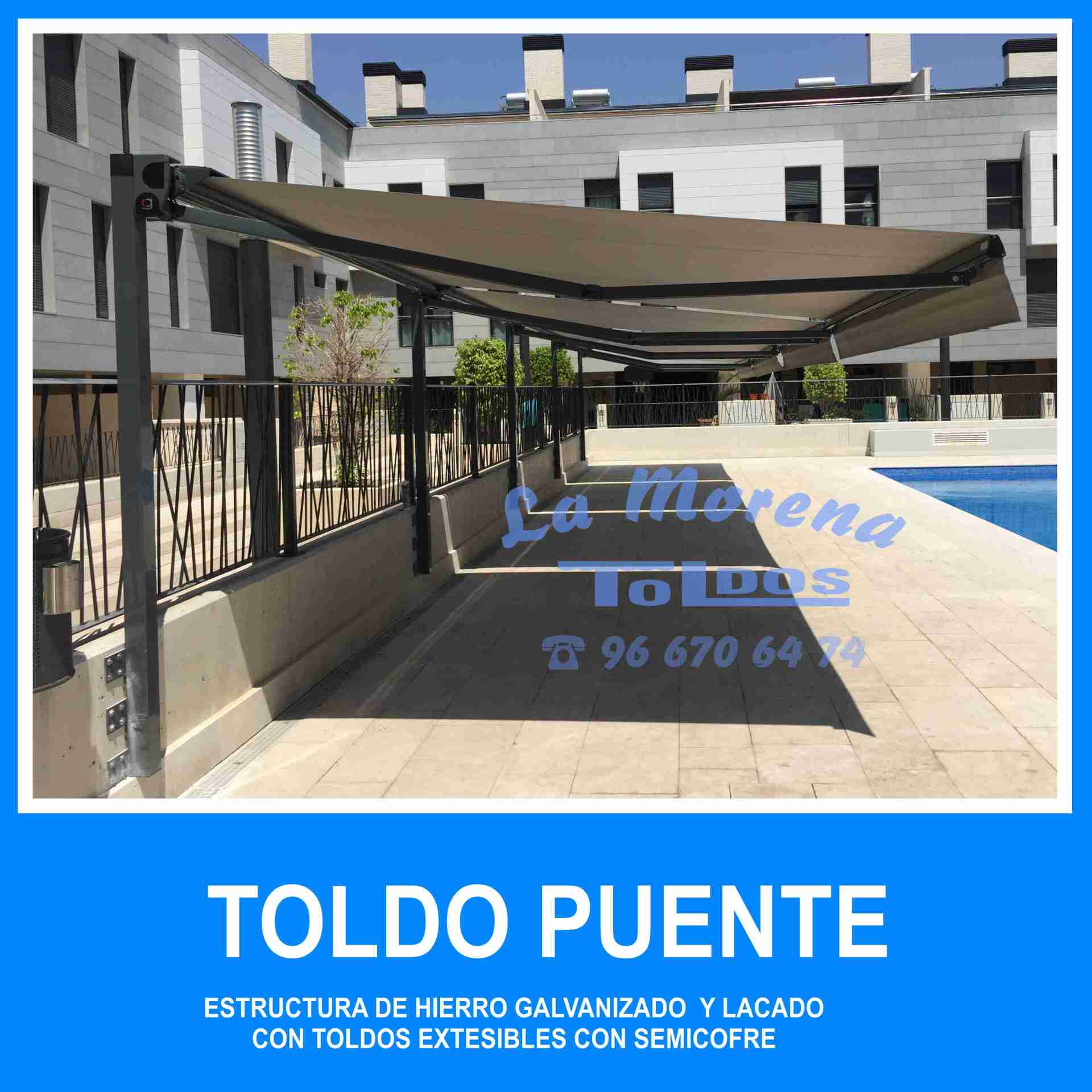 TOLDO PUENTE Toldo puente para comunidad