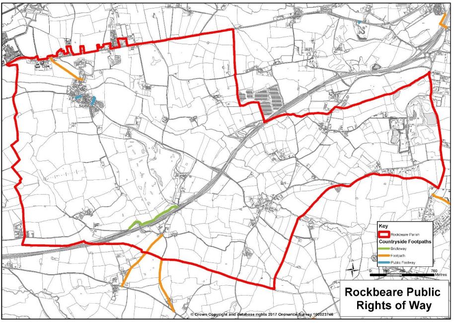 Rockbeare Parish Map
