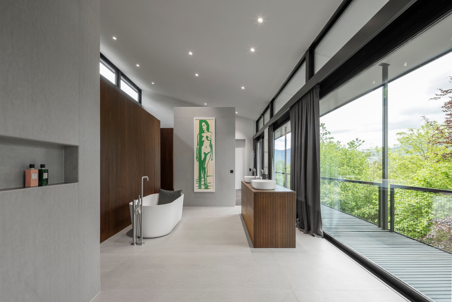 Bild von Einfamilienhaus mit KNX-Steuerung.