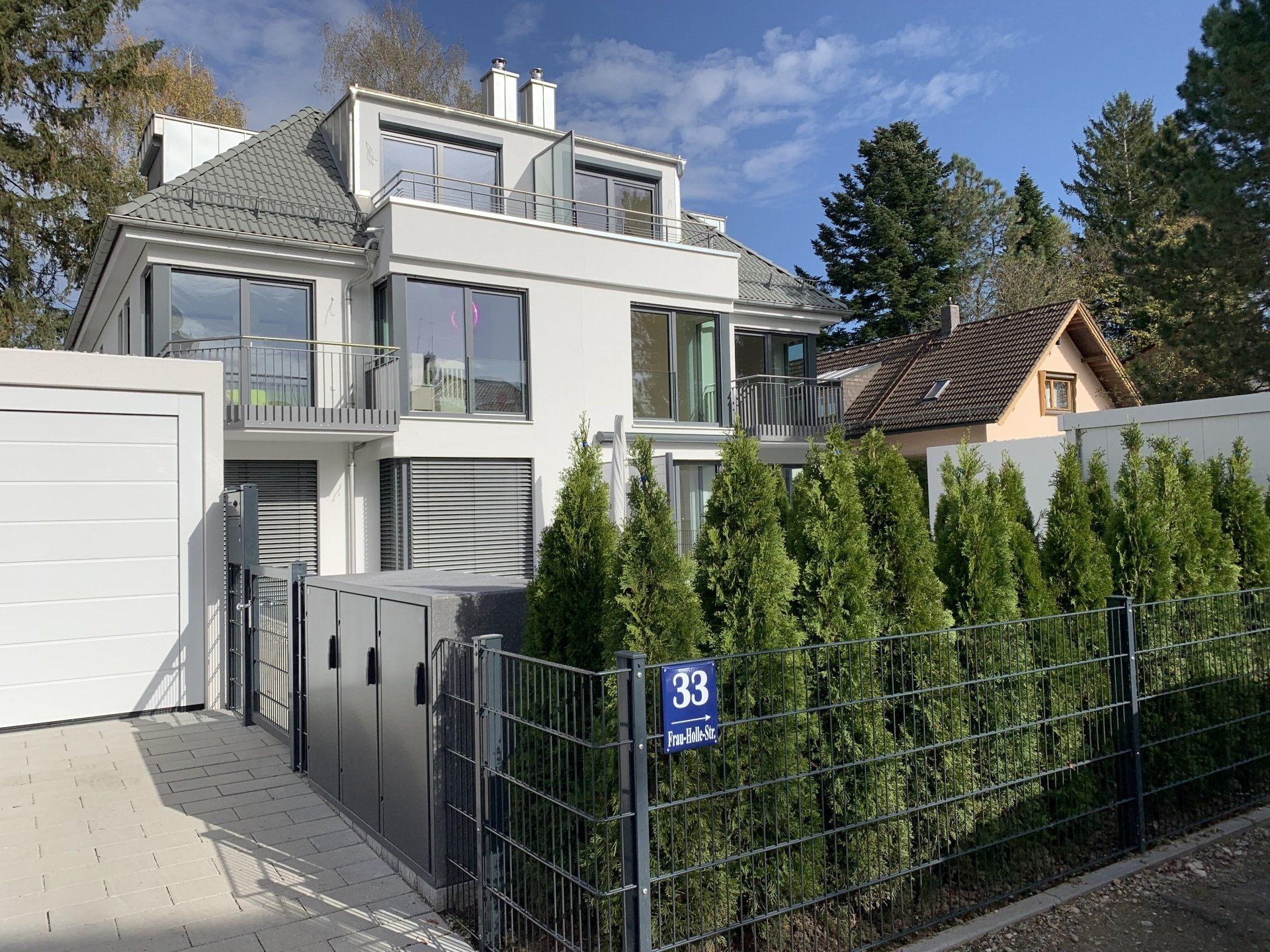 Doppelhaushälfte Außenansicht