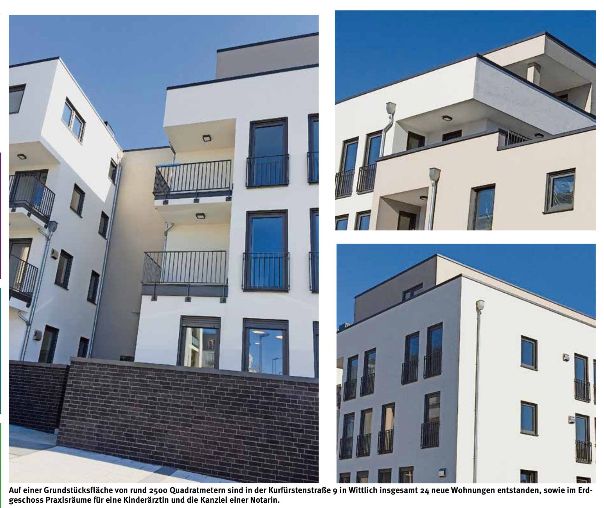 Kurfürstenstraße aus verschiedenen Ansichten vor Fertigstellung