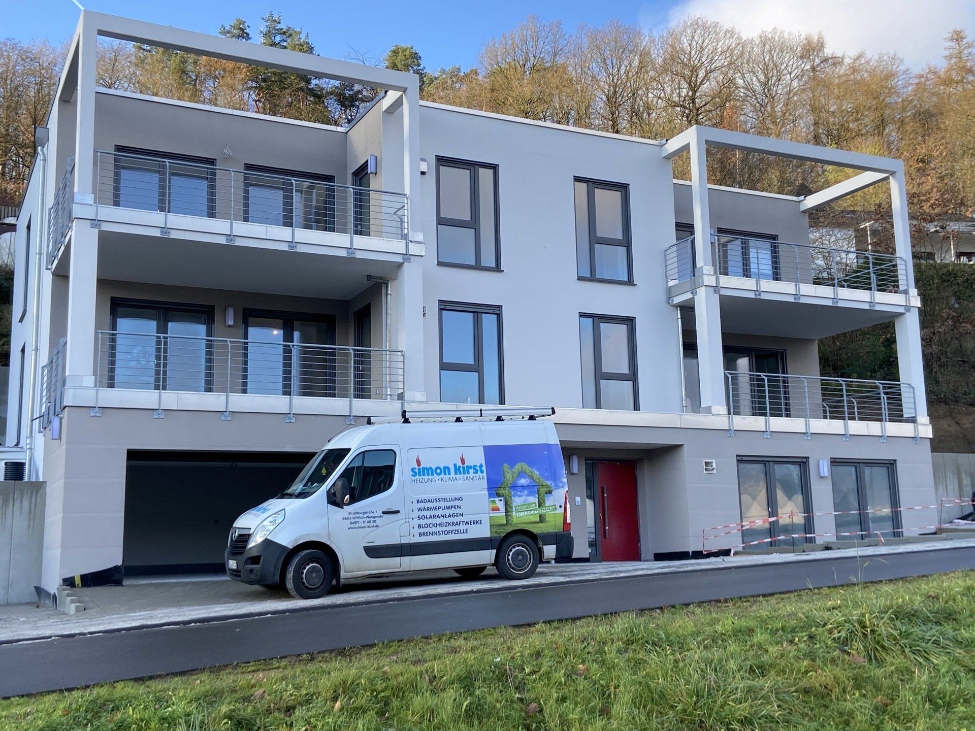 Frontansicht Neubau Bergweg Bernkastel-Kues