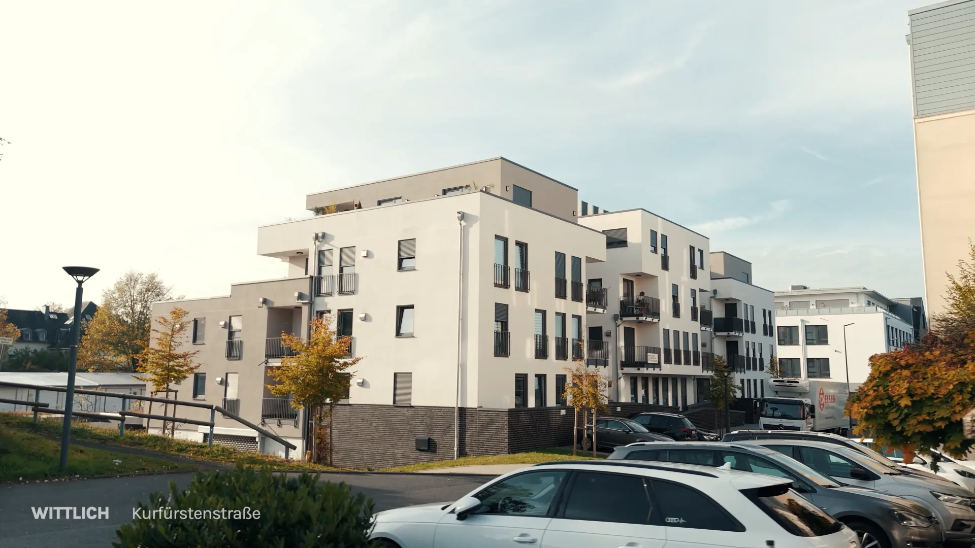 Neubauwohnung in Wittlich – Außenansicht Mehrfamilienhaus von Herlach