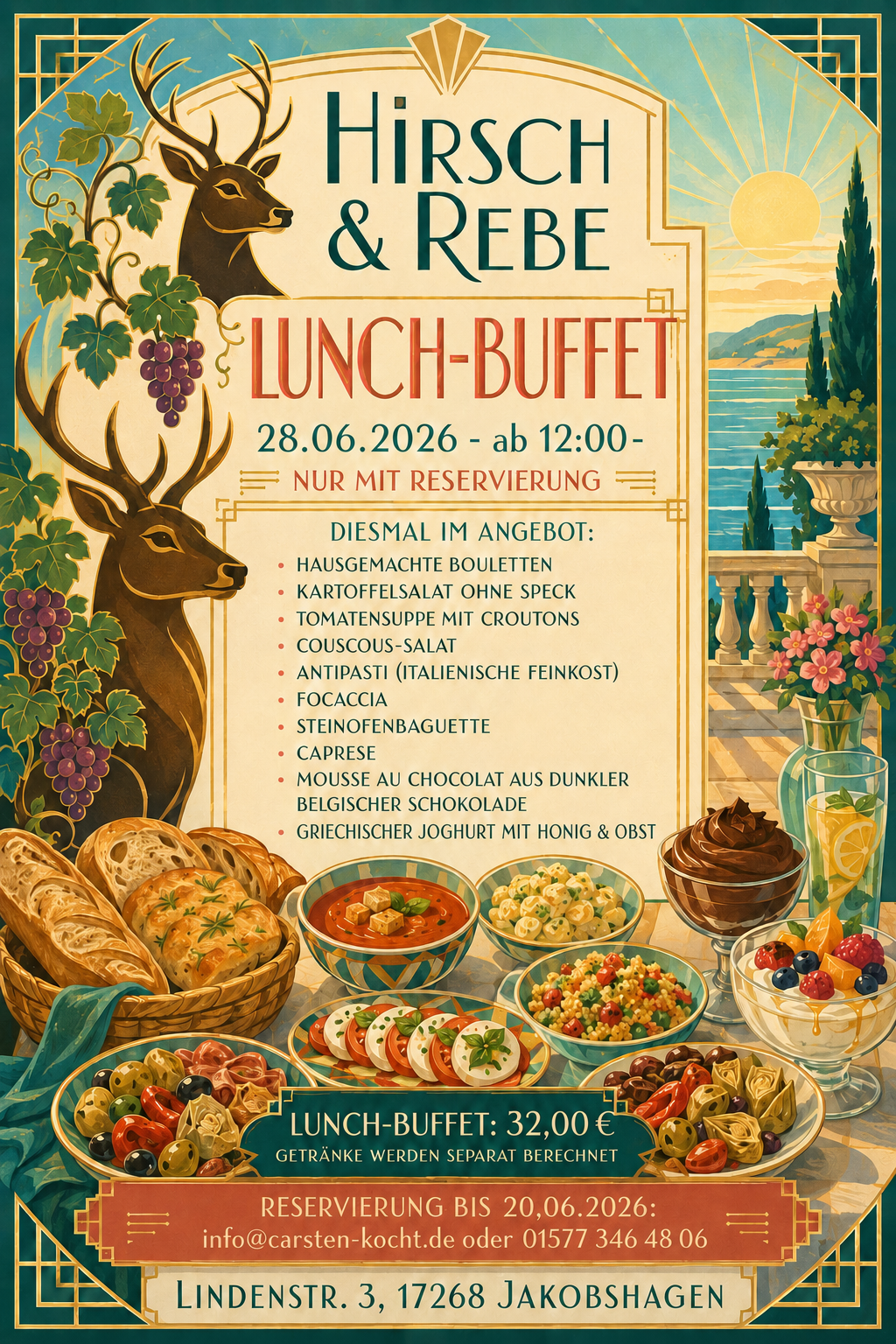 Lunch-Buffet, Sonntag