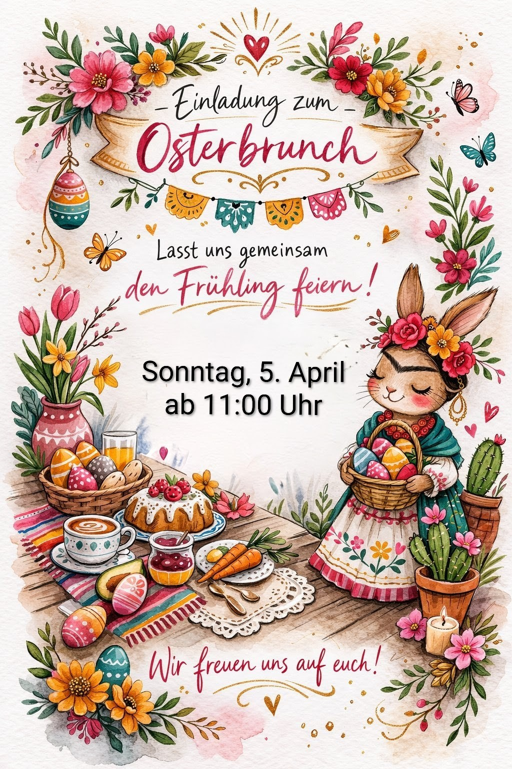 Osterbrunch, Sonntag