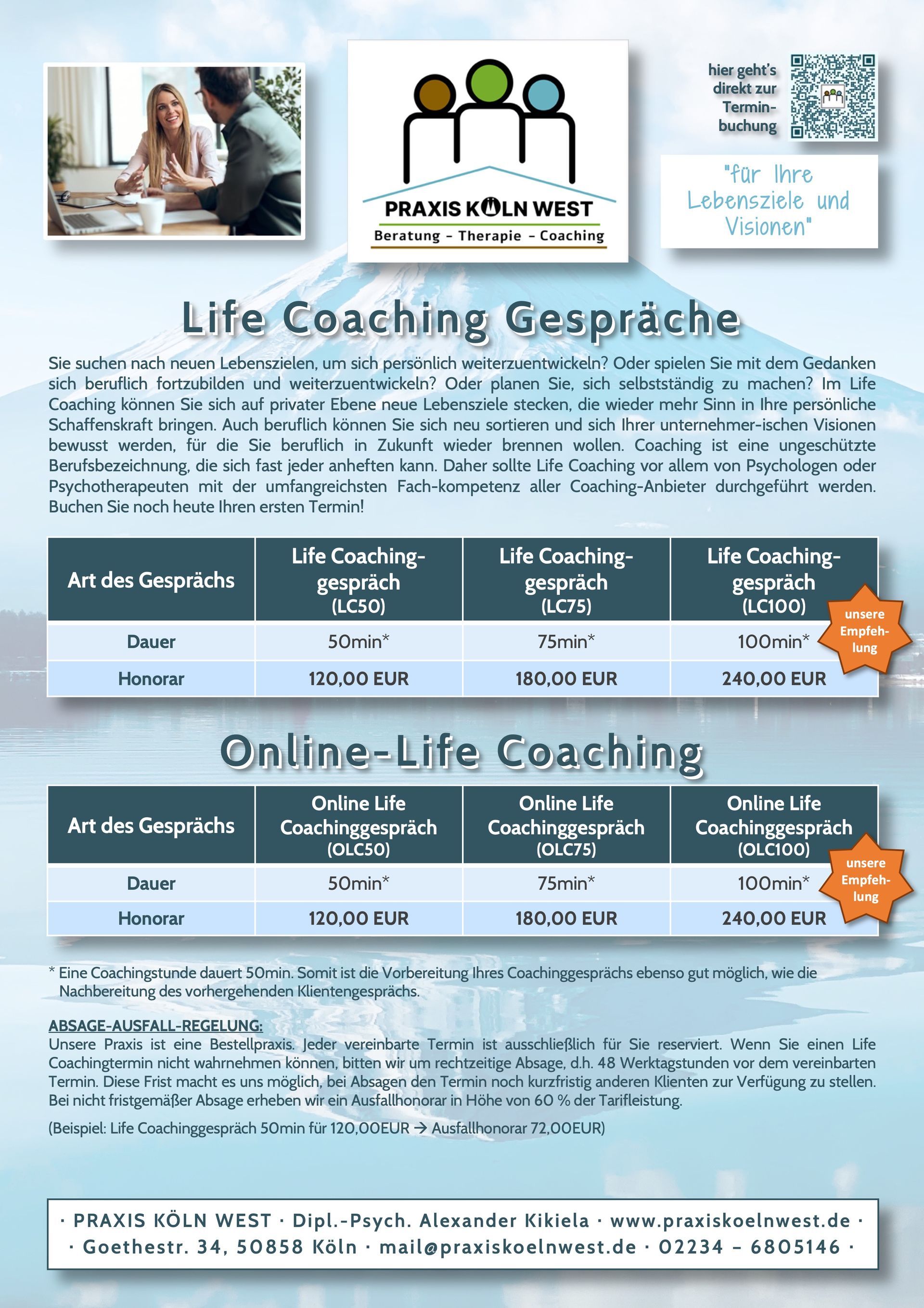 Übersicht Life Coaching Gespräche Übersicht Life Coaching Gespräche