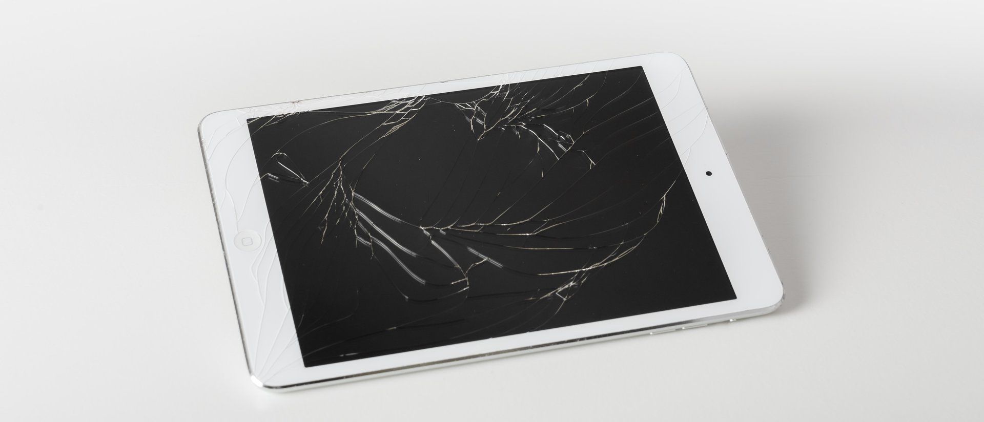 iPad cracked screen