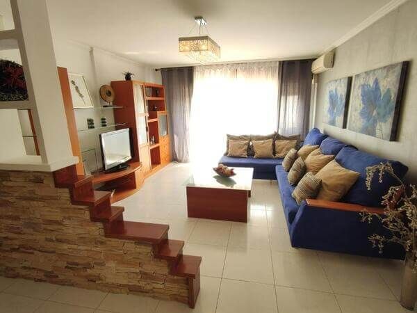 Salón en apartamentos a 400 metros de la playa en Sanxenxo