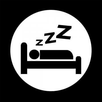 Icono persona durmiendo