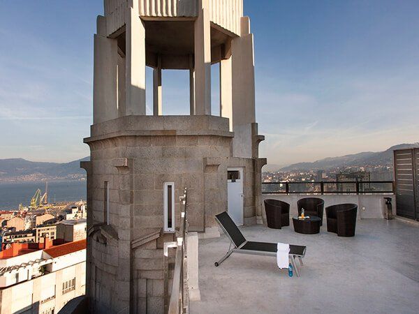 Terraza Hotel para grupos en Vigo