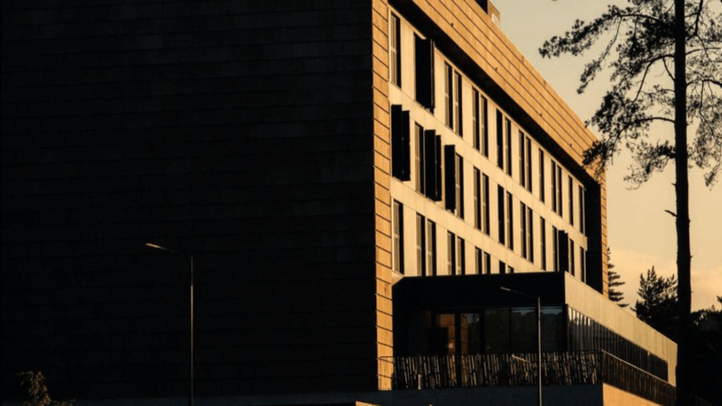 Edificio del restaurante Pena Aventura en Portugal