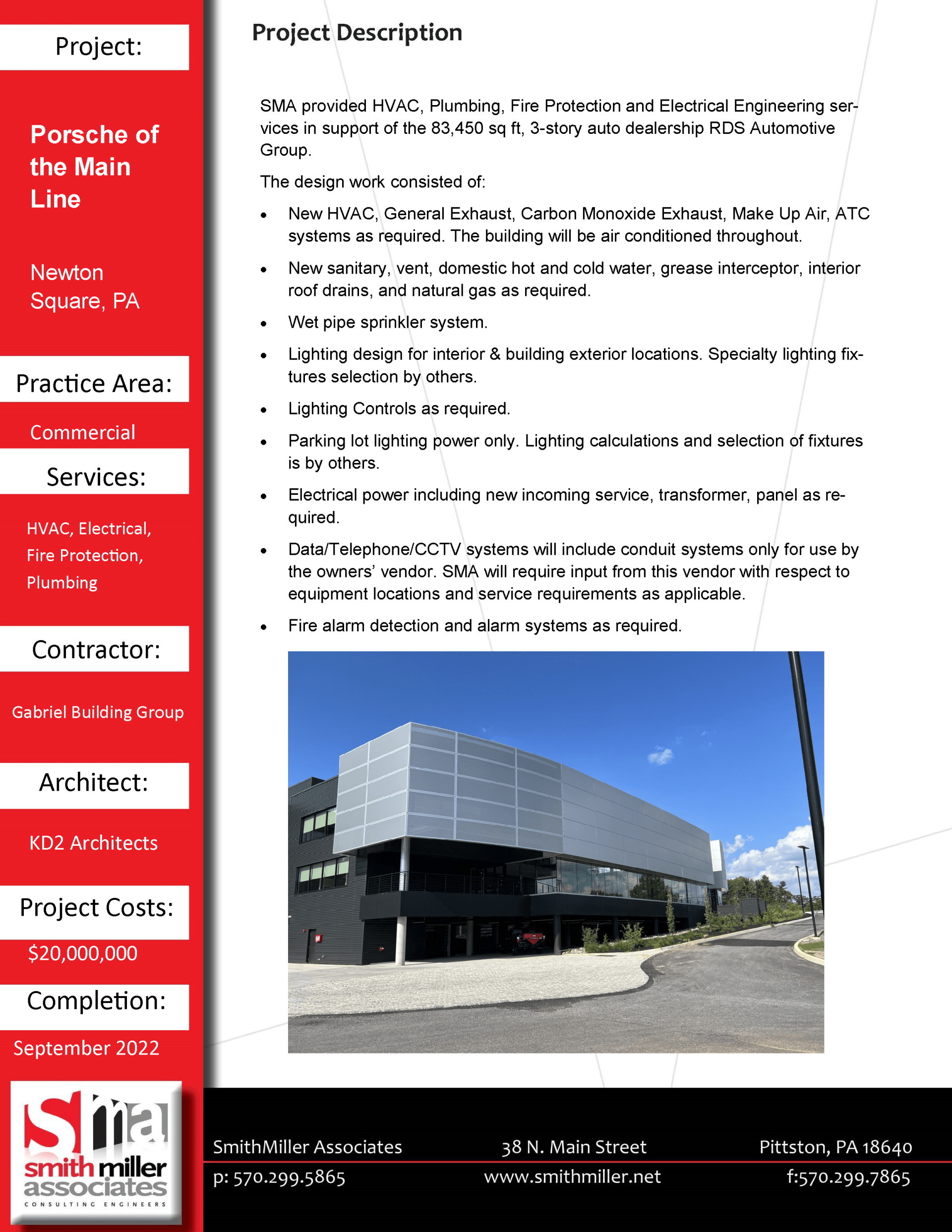 Porsche of the Main Line - Newton Square, PA Porsche of the Main Line | Smith Miller Associates