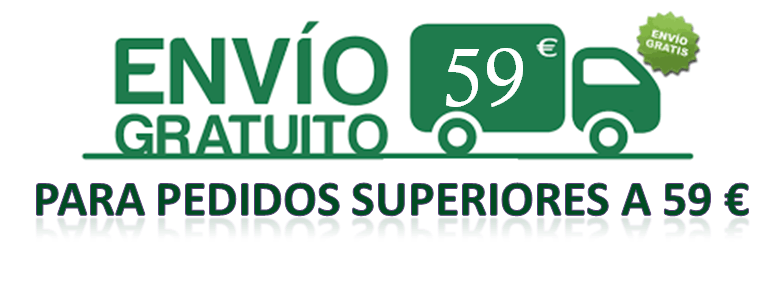 Envio gratuito para compras superiores a 59 €
