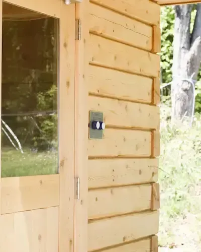 Torch Sauna heater control- simple to adjust time and temperature
