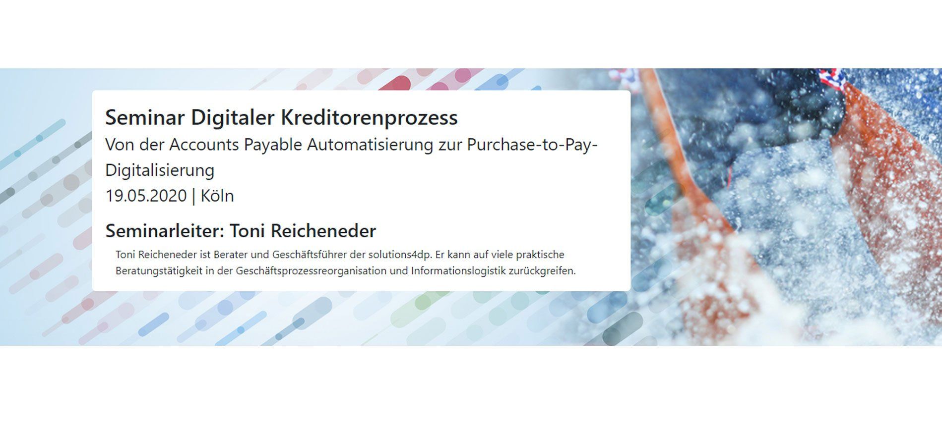 solutions4dp beim Elektronischen Rechnungstag am 19.05.2020 am 19.05.2020 in Köln Elektronischer Rechnungstag