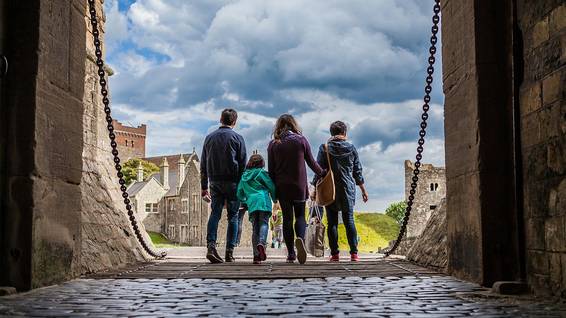 Family at Dover Castle